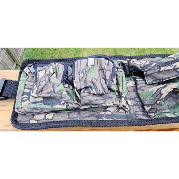 Vintage Trebark Conceal Camo Belt Bag Fanny Pack Pockets Hiking Camping Hunting - Picture 3 of 7